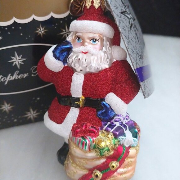 Christopher Radko Little Gems Ornament 'Christmas Caller', 2010 NIB - Picture 4 of 5